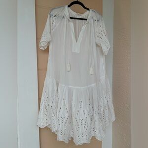 White Lace Babydoll Dress